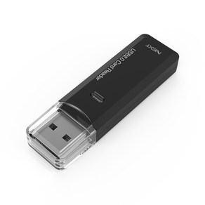 넥스트 USB2.0 휴대용 스틱형 카드리더기 NEXT 9717U2, 1개