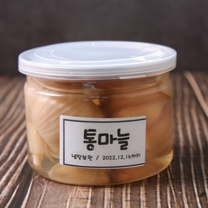 통마늘지 절임 마늘지, 1개, 250g