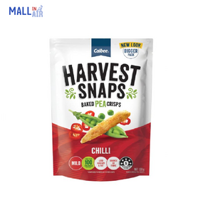 하비스트 스냅스 크리스프 칠리 Calbee Havest Snaps Baked Pea Cisps Chilli, 1개, 120g