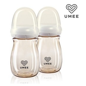 유미 PPSU 노꼭지 젖병 260ml twin, 골드, 2개