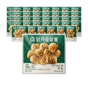 미트리 닭가슴살 볼 깻잎 100g, 35개