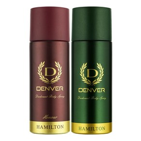 DENVER Hamilton & Honou Deo Combo -165ML Each (Pack of 2) Long Lasting Deodoant fo Men