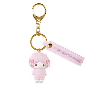 (SANRIO) 입체 키홀더 열쇠고리 마이 스위트 피야노 피 아노 MY SWEET PIANO 5×3.8×3cm 캐릭터 182508 SANRIO, 1개