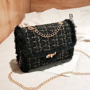 연말파티룩 F 트위드 백 F Tweed Bag