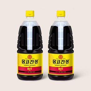 [몽고식품] 송표 메주 양조간장, 2개, 1.5L