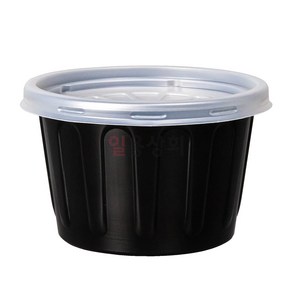 [ILYONG] 국용기 JH 105파이 대 350ml 500세트 검정, 500개, 1세트