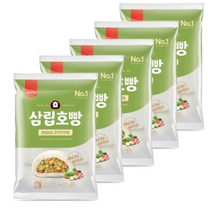 [아임네이처] 겨울간식 찐빵특선 삼립 미니호빵 (야채), 240g, 5개