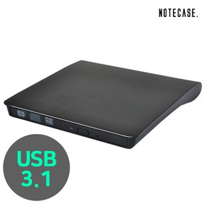 노트케이스 USB3.0 외장 ODD DVD RW 외장형 CD롬 외장ODD DVD롬, ECD819-SU3(블랙)