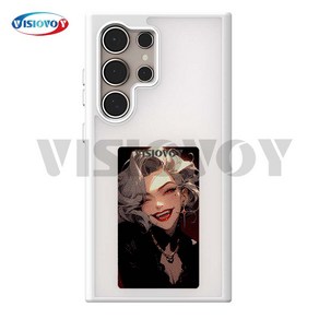 Visiovoy DIY Cove NFC 4 Colo E ink Sceen Fo Samsung Galaxy S24 S23 Ulta Phone Case Battey Fee