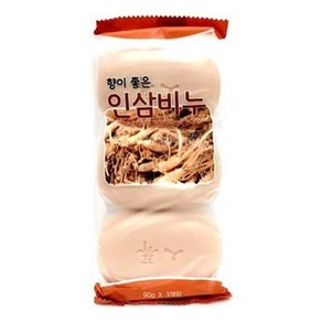 3P 인삼 목욕 케어 세안 세수비누 클렌징 샤워, 90g