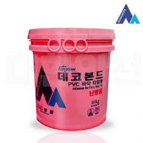 쌍곰 데코본드 난방용 PVC 바닥 타일 접착제 10KG