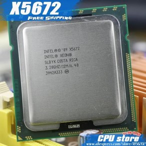 인텔 제온 X5672 CPU 프로세서 3.2GHz LGA1366 12MB L3 95W 캐시 쿼드 코어 서버 CPU 판매 X5667