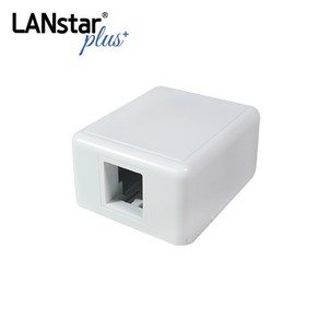 LANstar 1포트 아울렛 박스 돌출형 마운트 공박스 LSP-BK-14R