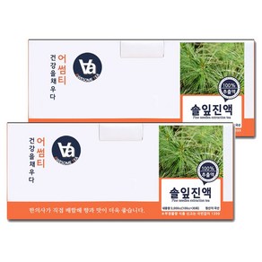 중저온추출 16시간 국산 솔잎 즙 엑기스 진액, 100ml, 60개