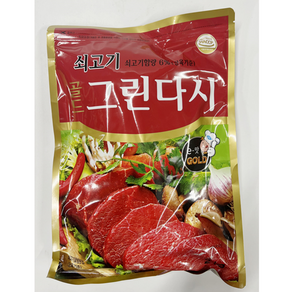 두원 쇠고기 골드 그린다시 2kg 분식집 백반집 업소용 식당용쇠고기다시다, 1개