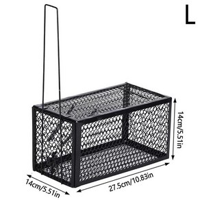 설치류 쥐 트랩 케이지 동물 제어 자동 잠금 재사용 가능한, 1개