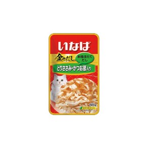 이나바 금빛육수 파우치 닭가슴살+가다랑어포 (60g) IC-14K, 단품, 60g, 1개