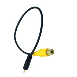 RCA ~ 2.5mm AV-IN 케이블카 후방 카메라 ~ GPS 2.5mm 0.3m