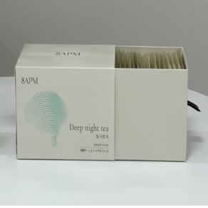 8APM 딥 나잇 티 Deep night tea 국내산 유기농 식물성 흑하랑상추 티백 합성성분 zeo, 20개, 1.5g