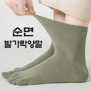 여성발가락양말 순면고급컬러 고신축 발가락양말 10켤레세트