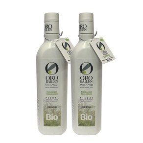 오로바일렌 피쿠알 엑스트라 버진 올리브 오일 햇오일 BIO, 500ml, 2개