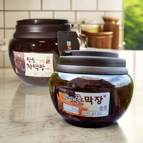 비그린몰 강원도 막장 2종 세트 강원도 된장, 2개, 강원도막장1.5kg+강릉까막장1.5kg