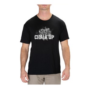 5.11 택티컬 초크 업 반팔 티셔츠(블랙) - Chalk Up Tee (Black)