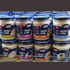 크래프트 크림치즈 스프레드 200g 4가지맛 블루베리 메이플호두 베이컨할라피뇨 플레인