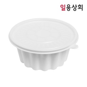 [ILYONG] 면용기 JH 195파이 대 1400ml 100세트 백색