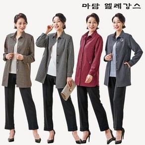 마담엘레강스 [마담엘레강스] 네오체크 상하의 세트 (총 2종)