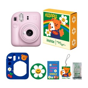 인스탁스 위글위글 패키지 미니12 즉석카메라 세트 클레이 화이트 instax mini12, 0 Instax Mini12, 1세트