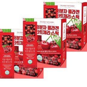 저분자 콜라겐 타트체리 젤리스틱 타트체리 스틱 ( 20g * 15포), 300g, 3개