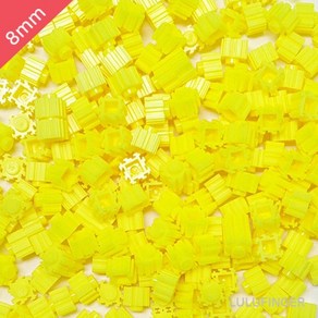 [룰루핑거] 디폼블럭 8mm 형광노랑 fluoescent yellow 1kg 1T-01-104, 1개