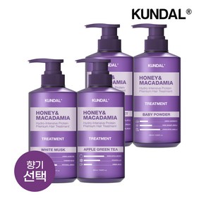 기타 쿤달 허니 앤 마카다미아 단백질 트리트먼트 웨딩부케 500ml x4개, 4개