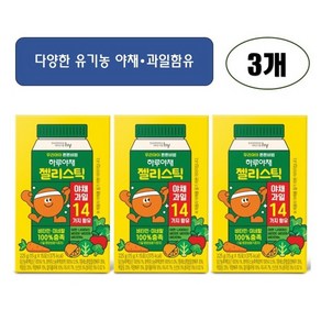 투제이 [HY야쿠르트] 하루야채 젤리스틱, 225g, 3개