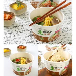 한국면가 생쌀국수 우동, 215g, 4개