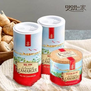 까마르그 프랑스 토판천일염 250g x 2 개 + 플뢰르드셀 125g, 없음, 2개