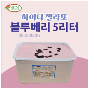 하이디젤라또 블루베리 아이스크림, 5000ml, 5000ml, 5000ml, 1개, 5L