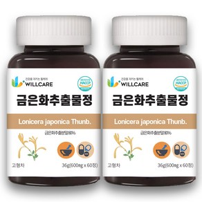 윌케어 금은화 인동꽃봉오리 추출물정 600mg x 60정