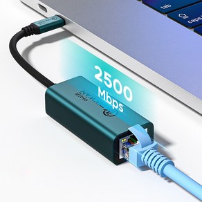 아이퀸 USB3.0 / C타입 랜카드 1G / 2.5G 초고속LAN 올인원어댑터 유선랜카드 이더넷포트 기가비트, 제품4: TYPE-C 랜카드-2.5G, 1개