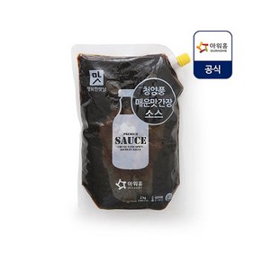 아워홈 행복한맛남 청양풍 매운맛간장 소스 식자재용 2kg, 1개