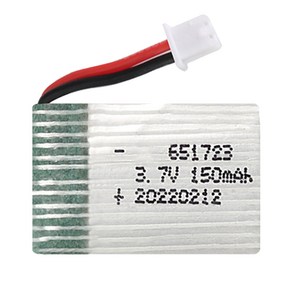 JJRC H20 드론배터리 드론부품 모터, 01. (H20) 3.7v 150mah(1.25), 1개