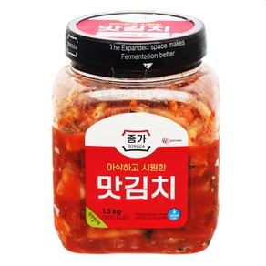 종가집 맛김치 1.5kg(아이스박스 포장) 포기김치, 1.5kg, 1개