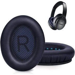 QC35 QC25 QC15 AE2 헤드폰 메모리 폼 패드 이어 커버 수리 교체 이어 패드 이어 패드 쿠션 커버, 전용 헤드밴드, 보스 헤드폰 전용 패드 풀세트, 1개