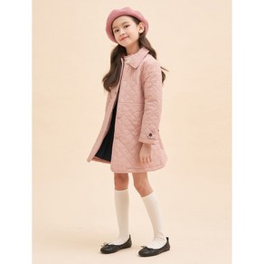 매장정품 빈폴 키즈 BEANPOLE KIDS 여아 퀼팅 트렌치코트형 점퍼 핑크 BI3139G01X 509697