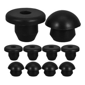 오일 저장소 필러 바닥 고무 플러그 수평 유압 마개 자동차 블랙 개, 1개, 2. 10PCS