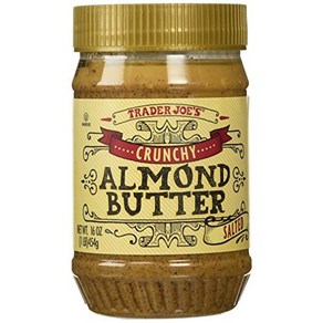 Tade Joes Cunchy Almond Butte Salted (2 Pack) Tade Joes 크런치 아몬드 버터 솔티드(2팩), 1개, 1.01kg