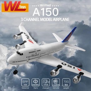 c헬기 헬리콥터 WLtoys 정품 RC 비행기 보잉 B747 모델 고정 날개 EPP 원격 제어 항공기 장난감 XKA150-B747 에어버스 선물 A150 3CH, [01] A150-1 battey, 1개