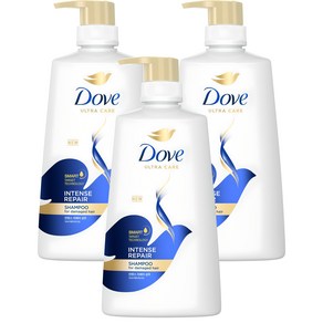 도브 인텐스 리페어 샴푸, 680ml, 3개