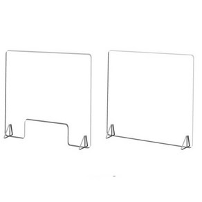 비대면 앞 가림막 비말 감염 예방 투명 위생 식당 칸막이 2종 마스크스트랩증정 교실 책상 파티션 간편설치 관공서 아크릴판 안티